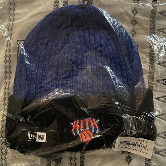 Kith for the New York Knicks Logo Beanie 2023 100% Merino Wool